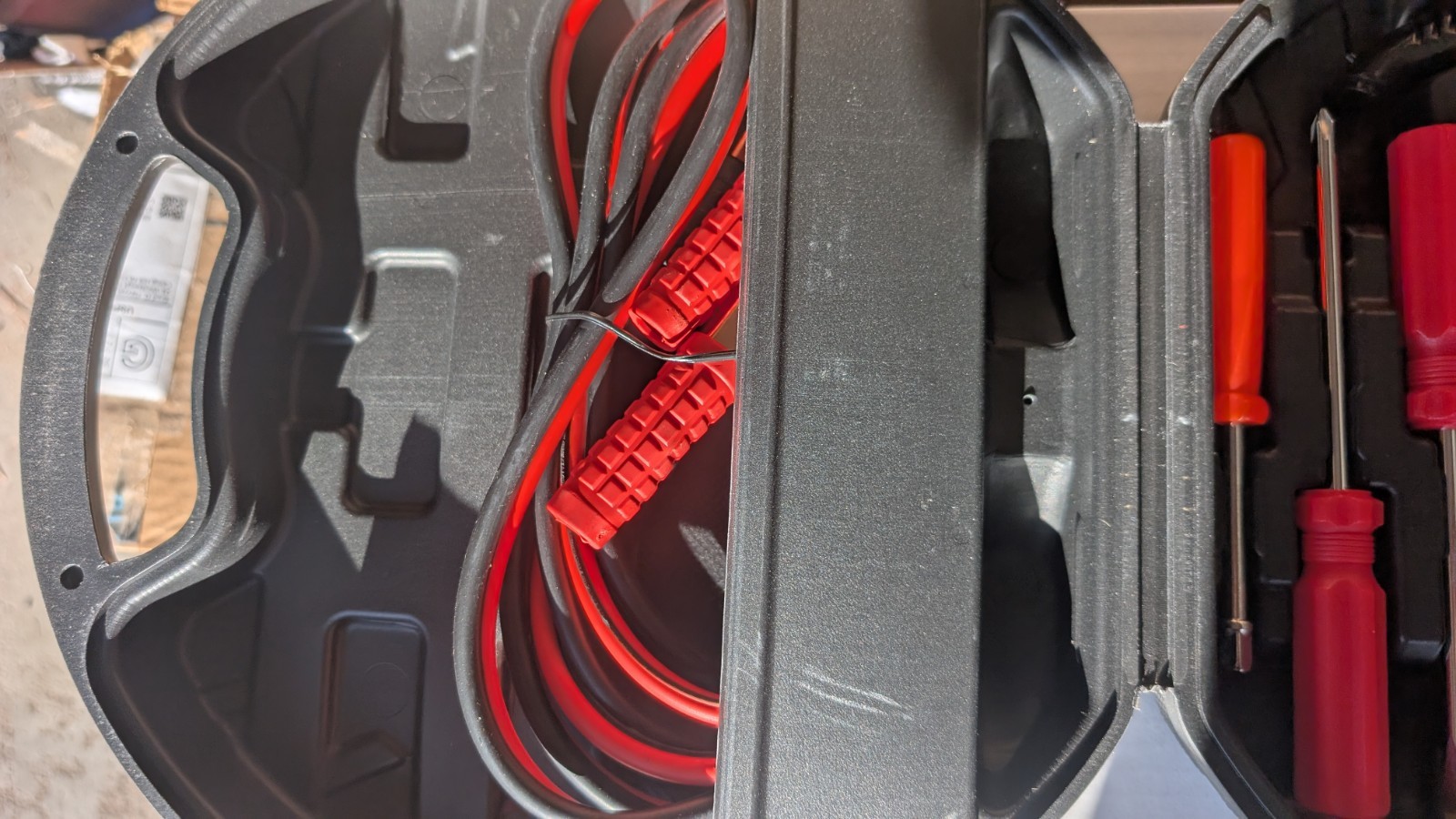 Emergency Kit With Super Jumper Cables New