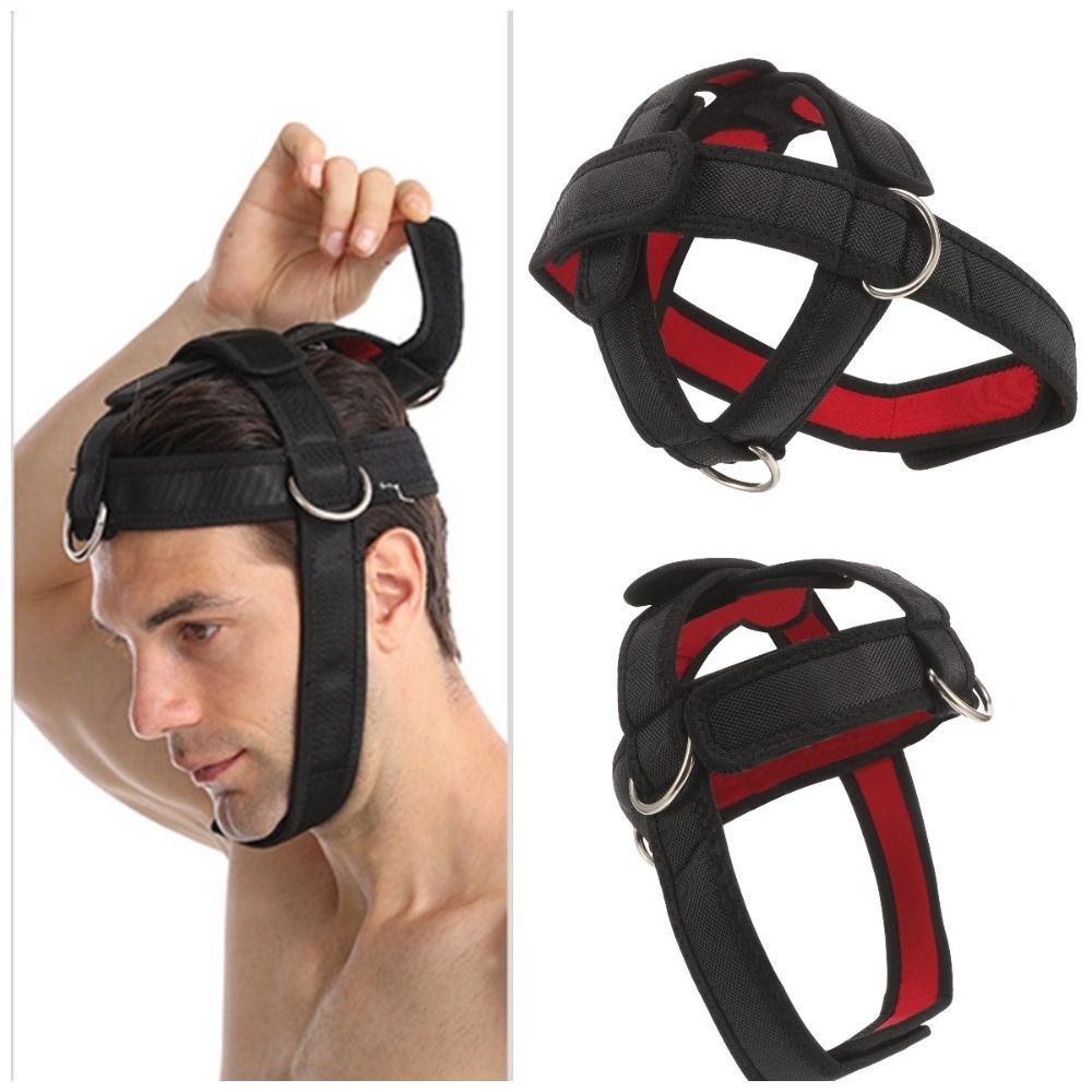 Head Harness Weight Lifting Neck Muscle Strength Training Exercise Practical US