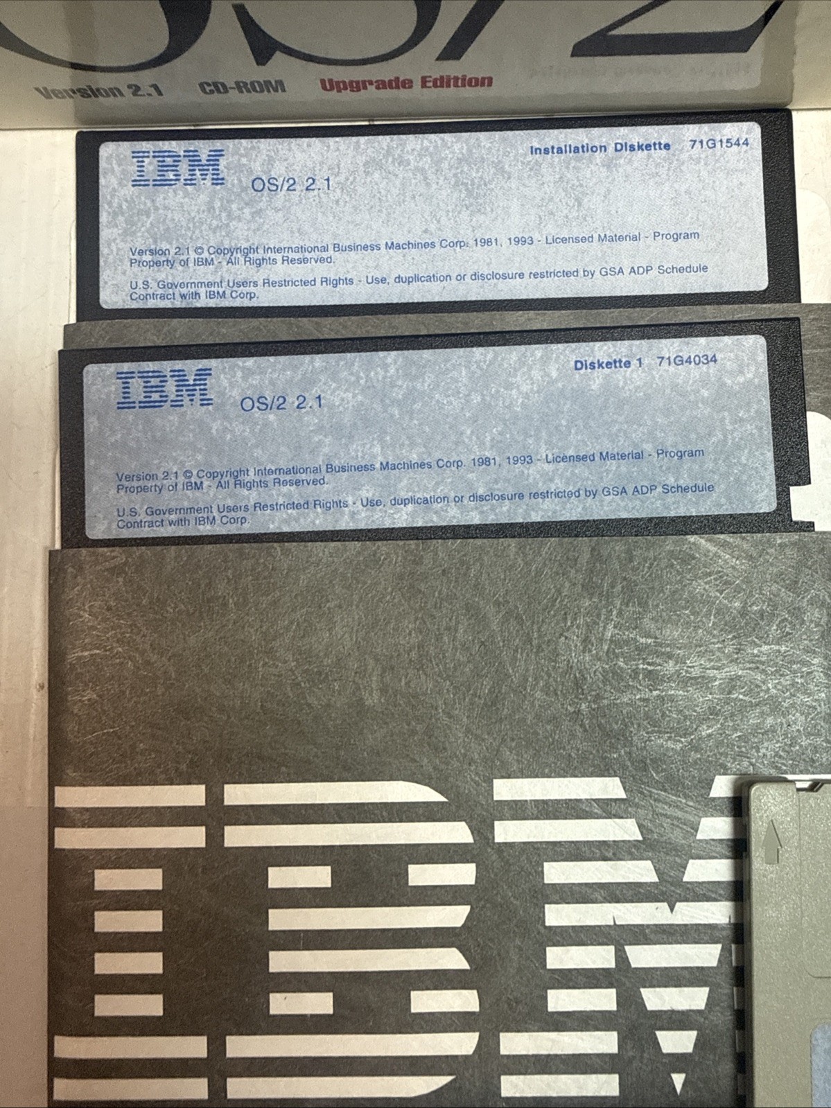 IBM OS/2 Warp Server Advanced Version 4 - VERY RARE - Box & Manuals