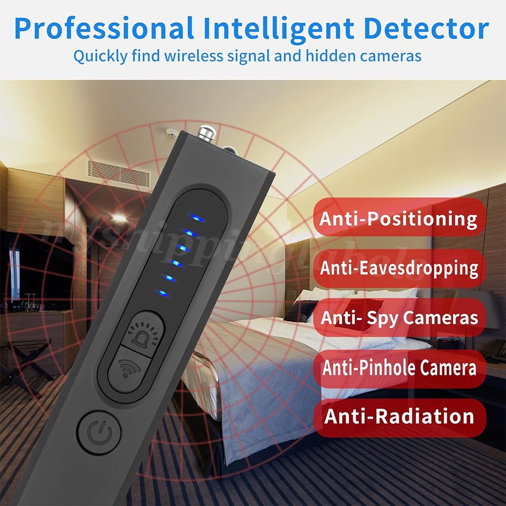 Hidden Camera Detector Anti Spy Signal Tracker GSM Audio Bug Finder Scanner