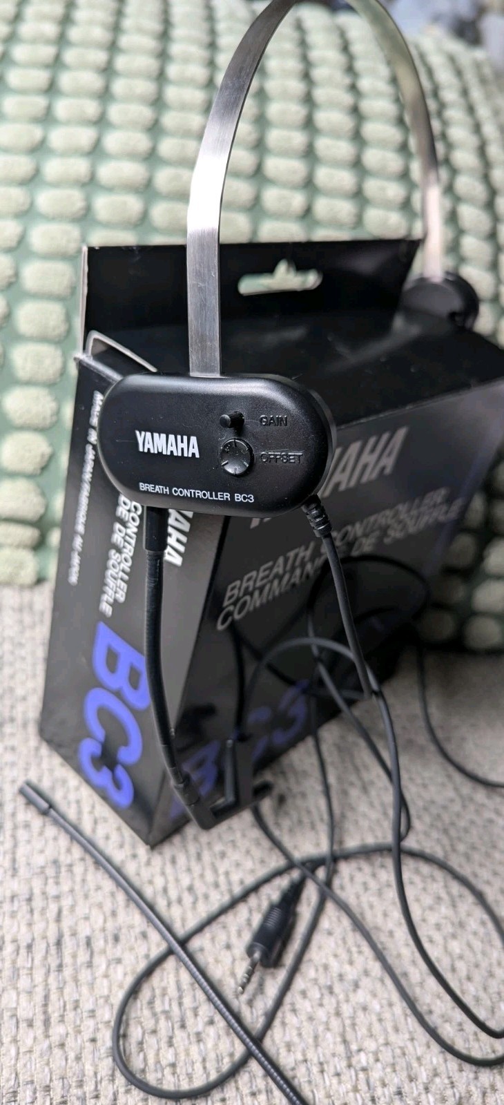 Yamaha BC3 Breath Controller Great Condition RARE Complete With Box Synth Japan