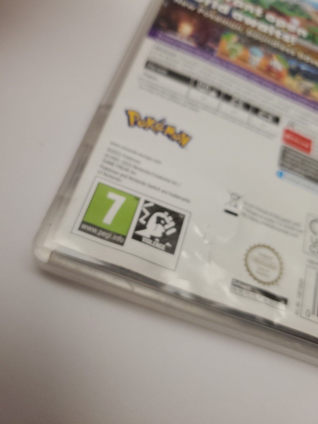 Pokemon Scarlet Nintendo Switch Replacement Case Oly
