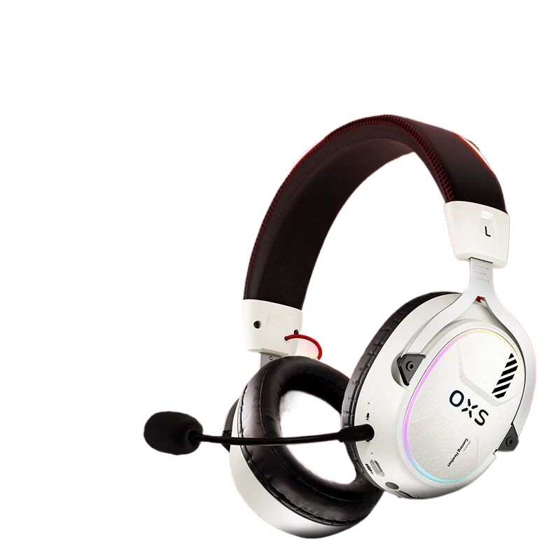 OXS Storm G2 Wireless Over-Ear Gaming Headset with Independent Mic -white