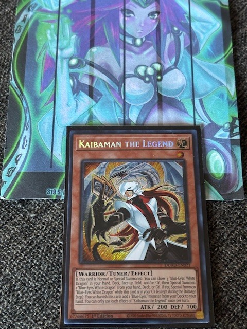 Yugioh 1x Kaibaman the Legend DUAD-EN021 Duelist's Advance Secret 1st Ed NM