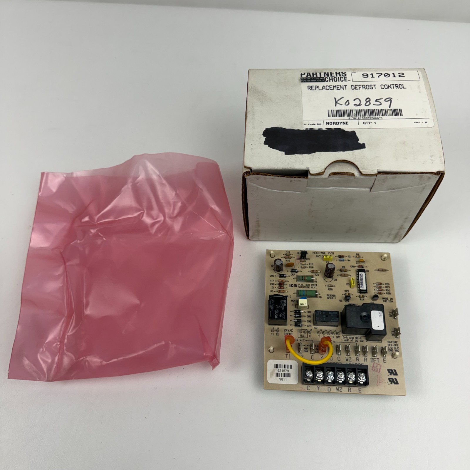 OEM Nordyne 917012 Defrost Control Board Intertherm Miller Heat Pump 917178A