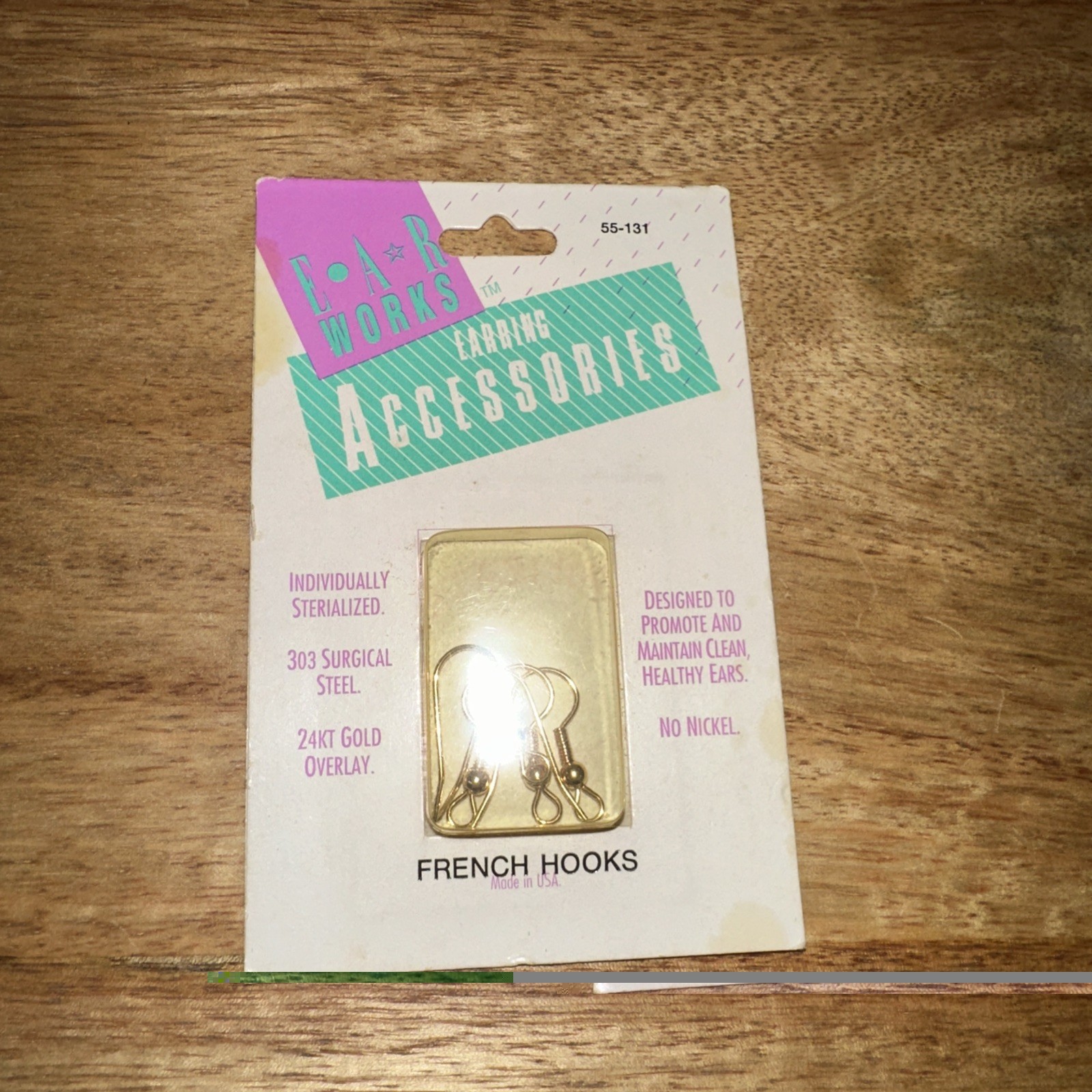 EarWorks 24k Gold Overlay French Hooks