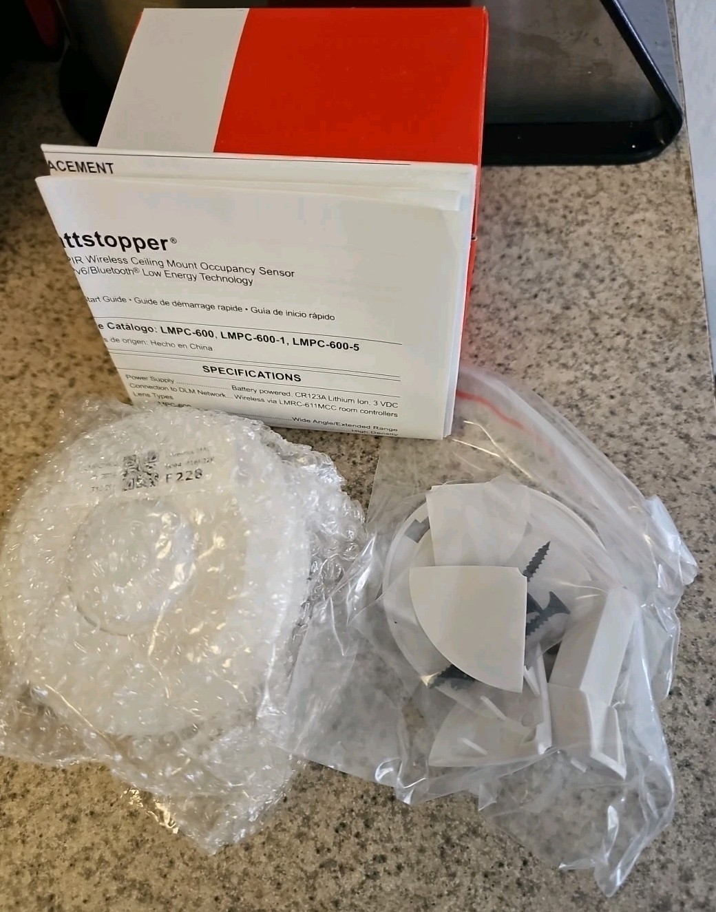 Legrand WattStopper LMPC-600 Wireless PIR Ceiling Sensor