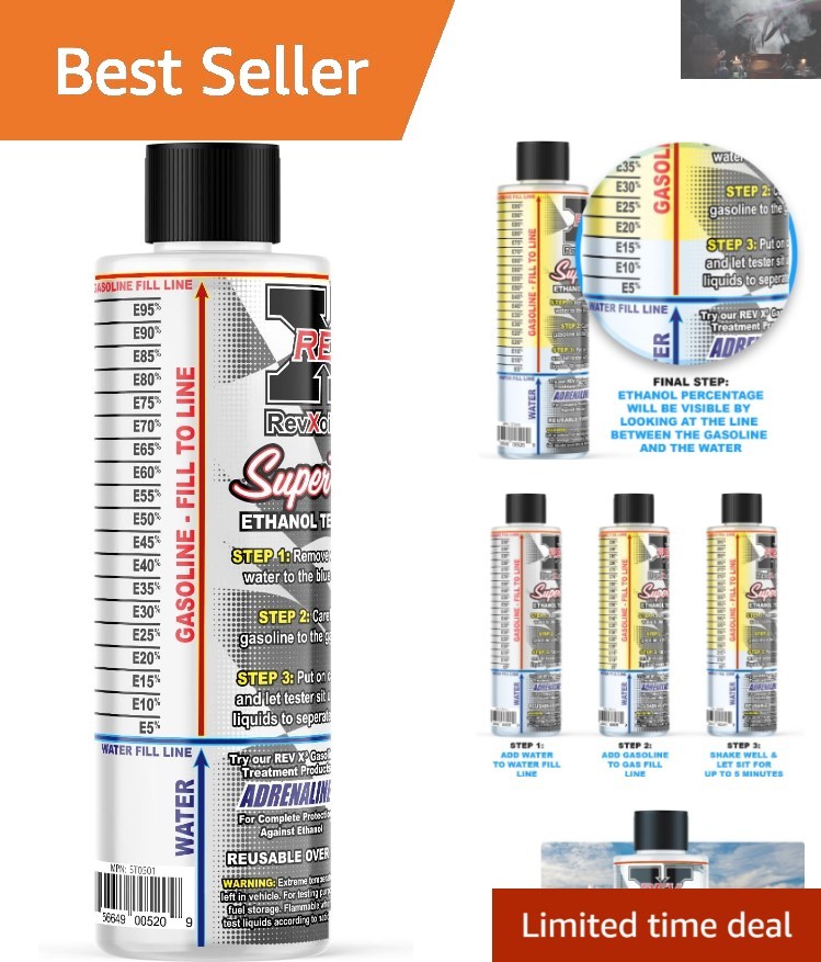 Reusable Gasoline Ethanol Tester - Ensure Proper Fuel Quality for Your Engine