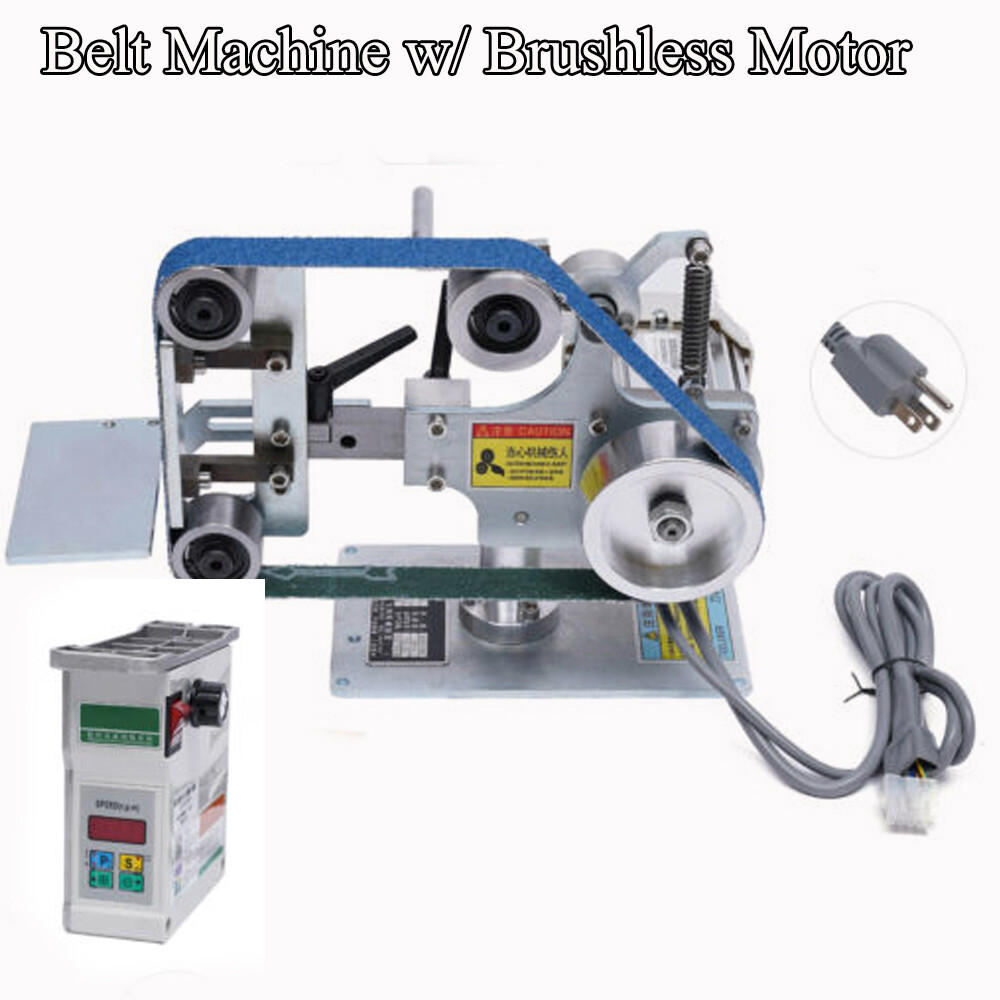 110V 550W 1x30"Belt Sander + Motor Polishing Sharpener Fixed Angle Grinder Tool