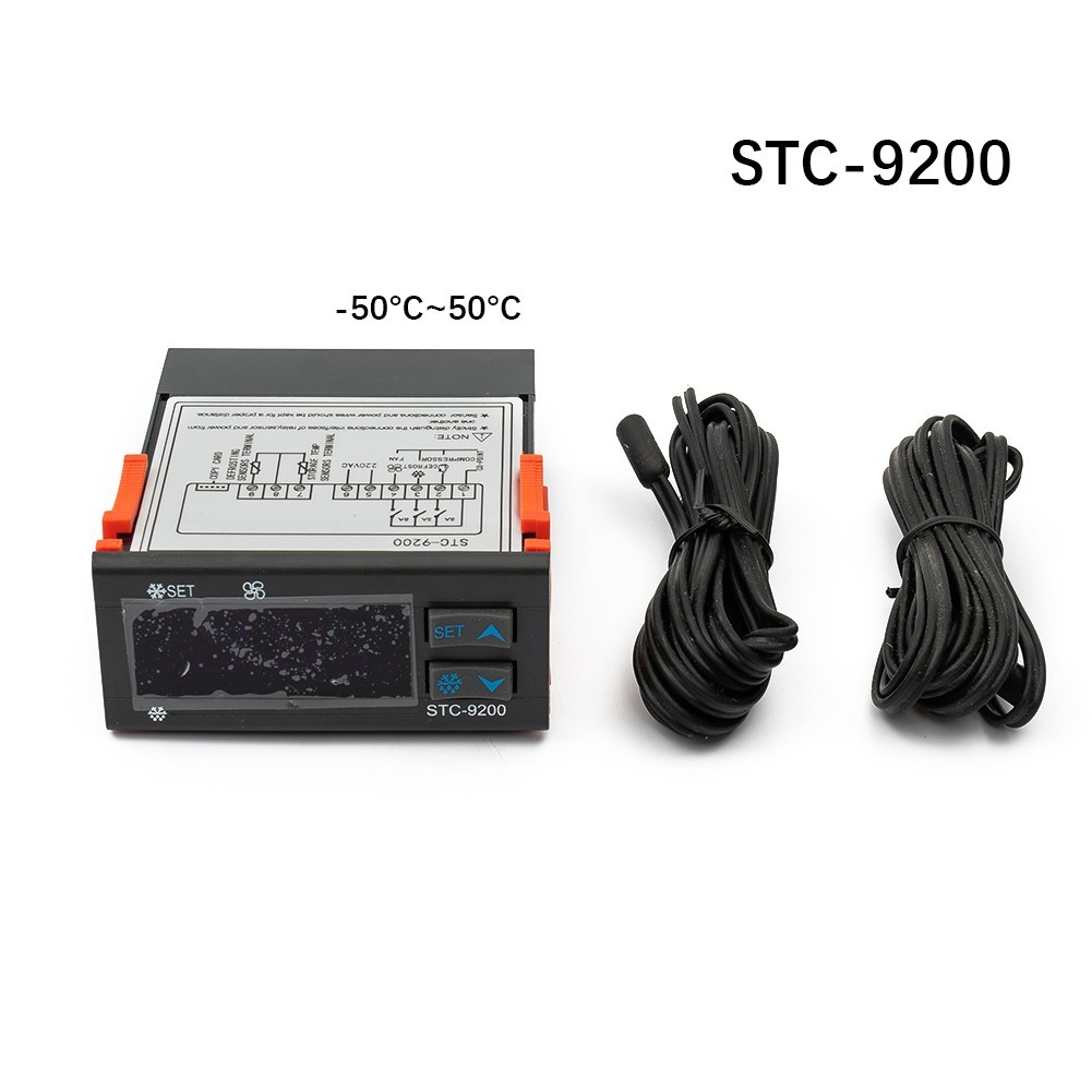 Temperature Controller 50HZ/60HZ 75*34.5*85mm 8A/220VAC Digital Gray Indoor