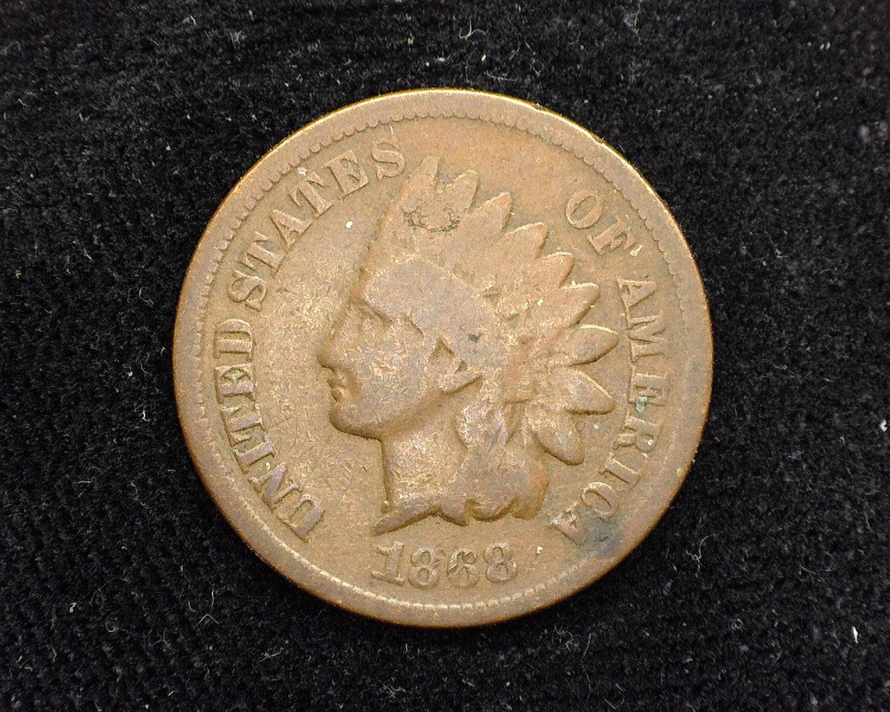 HS&C: 1868 Indian Head Penny/Cent G - US Coin