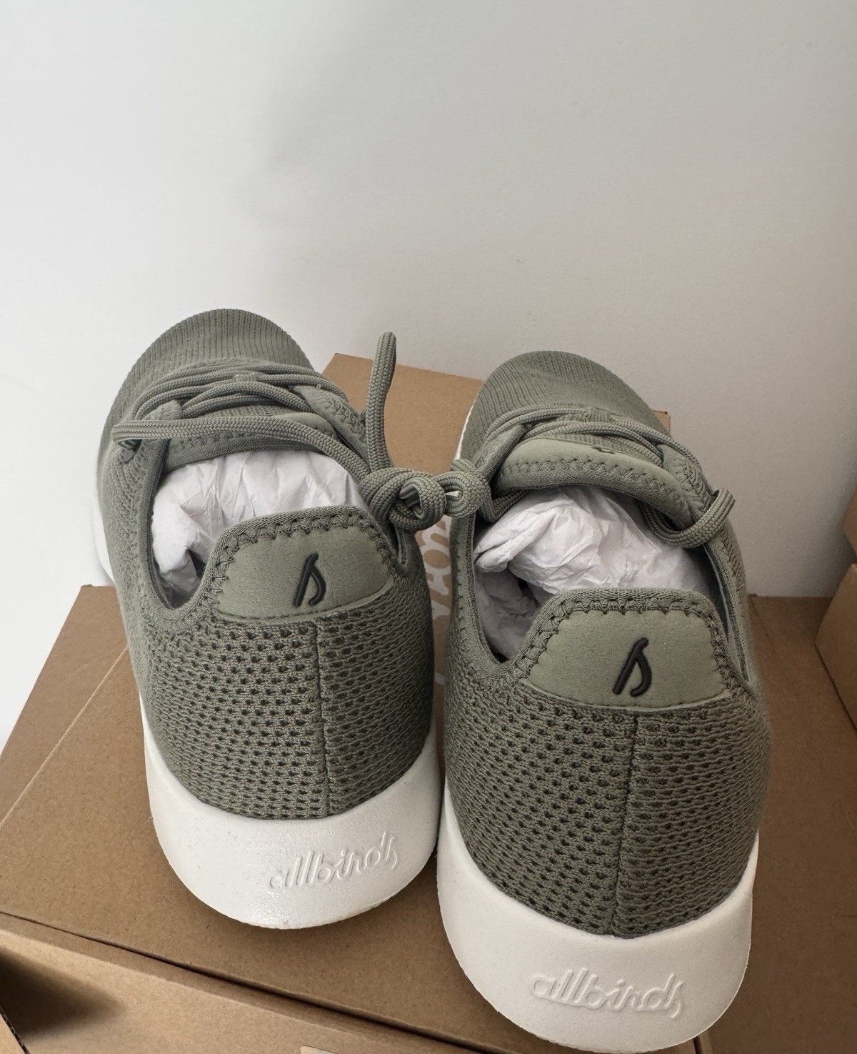 NEW ALLBIRDS TREE RUNNER RUGGED GREEN SHOES SNEAKER LACE UP CASUAL MENS SIZE 14