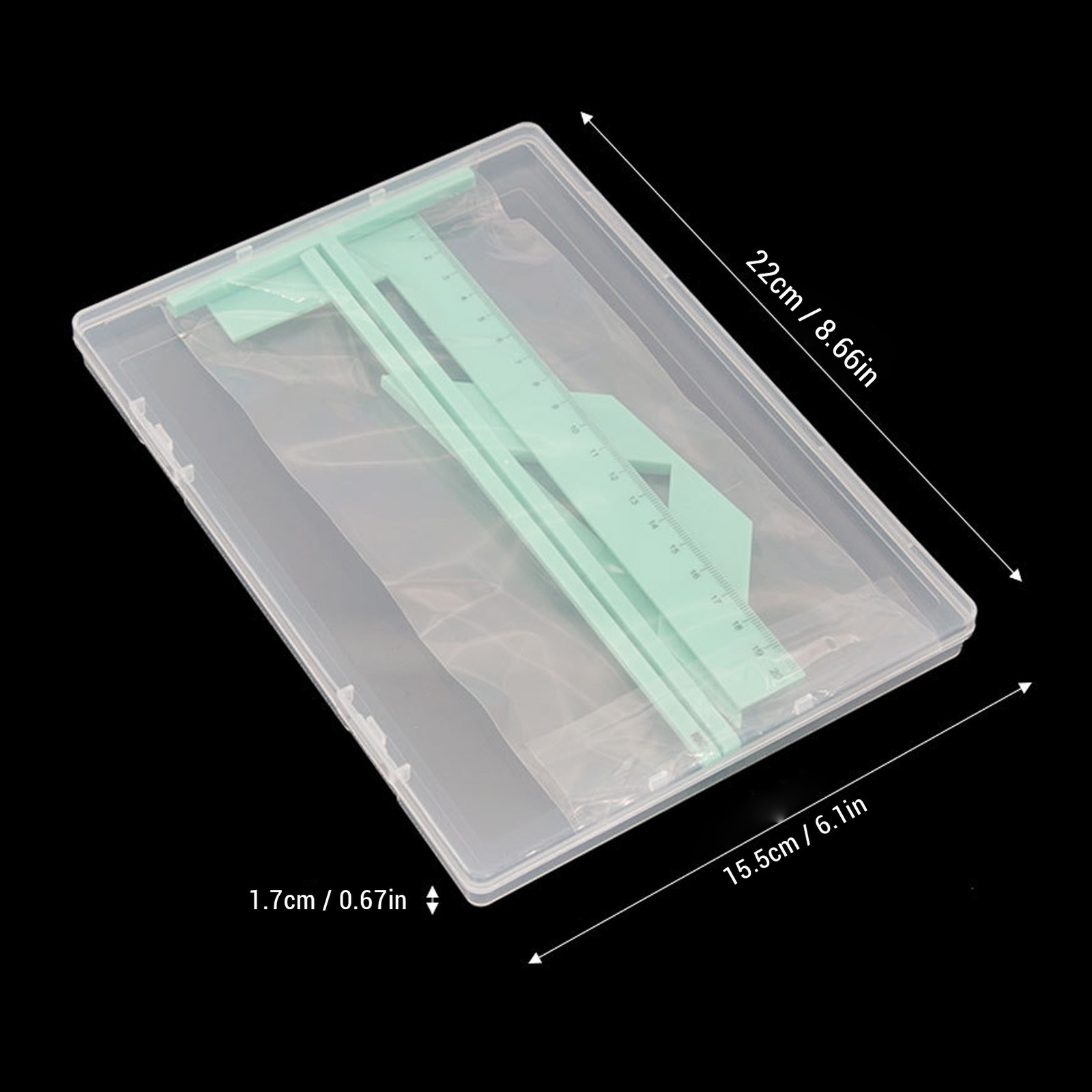 1-Comprehensive Book Binding Ruler Kit For Precise Scrapbook Crafting XEAP