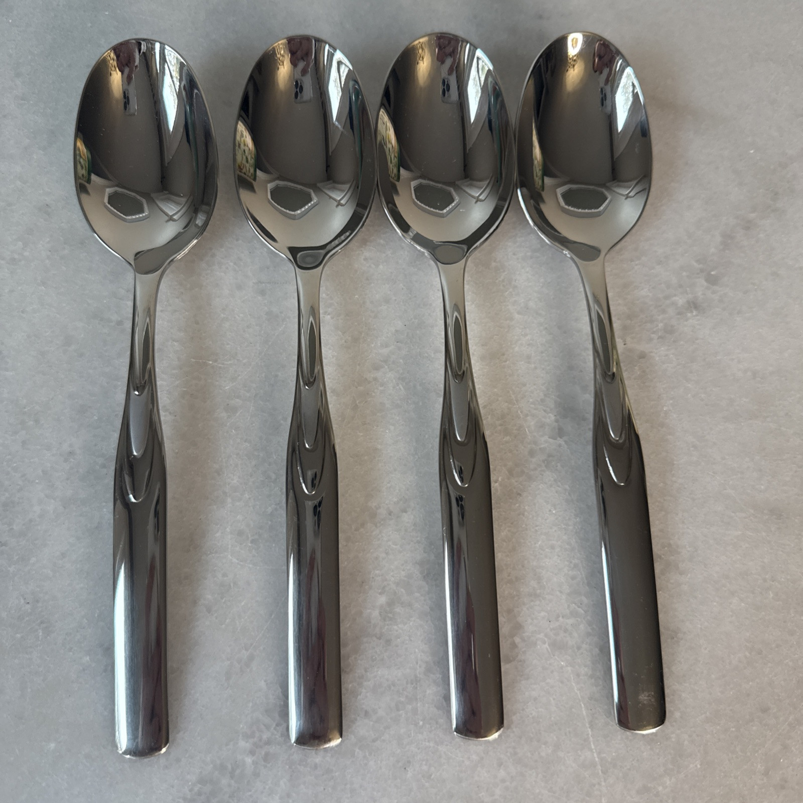 JA Henckels RAPTURE Stainless Silverware - 4 Dinner Spoons Flatware 7 1/2"