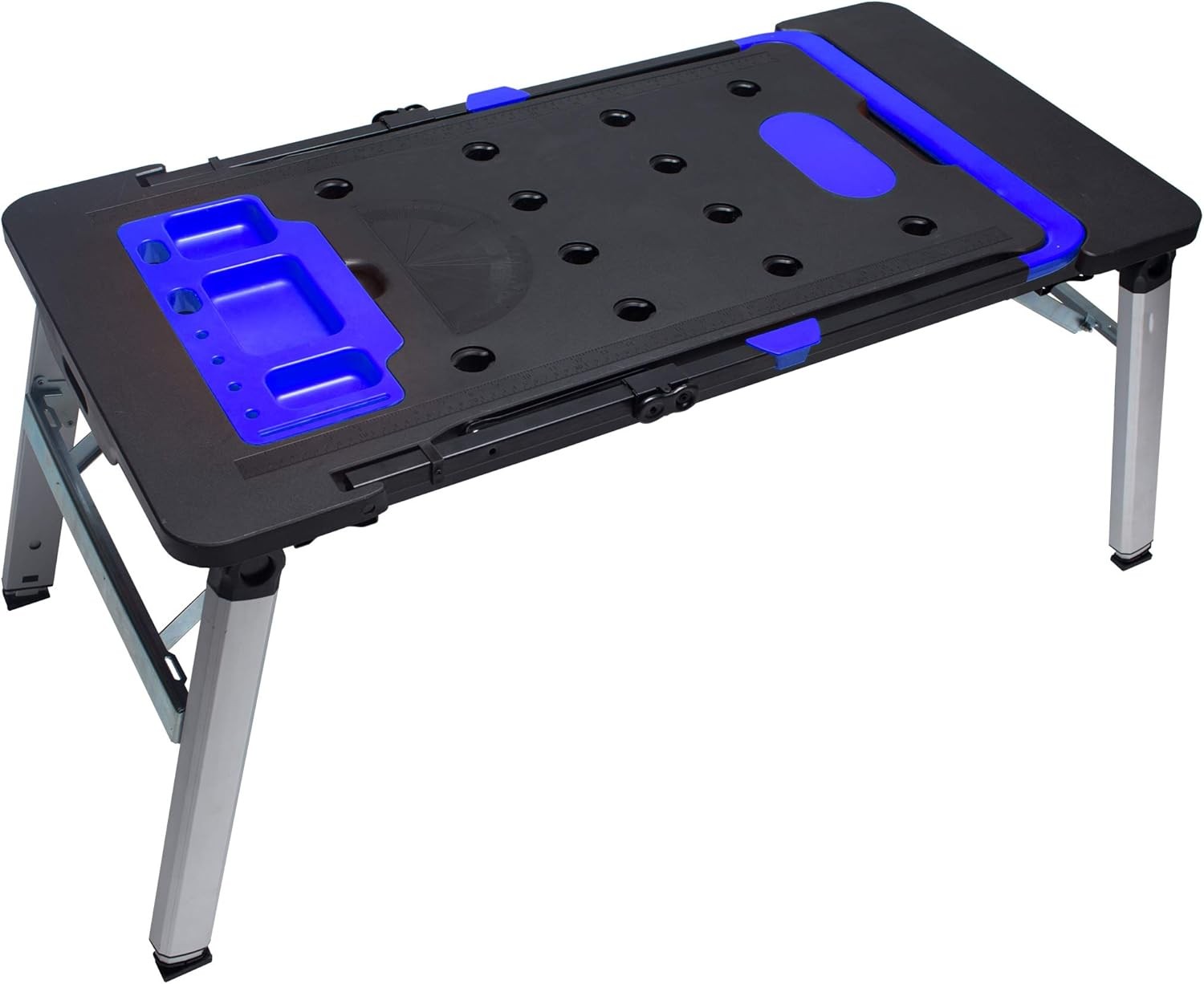 Astro Pneumatic Tool 55670 7-IN-1 Workbench,Black,gray,blue