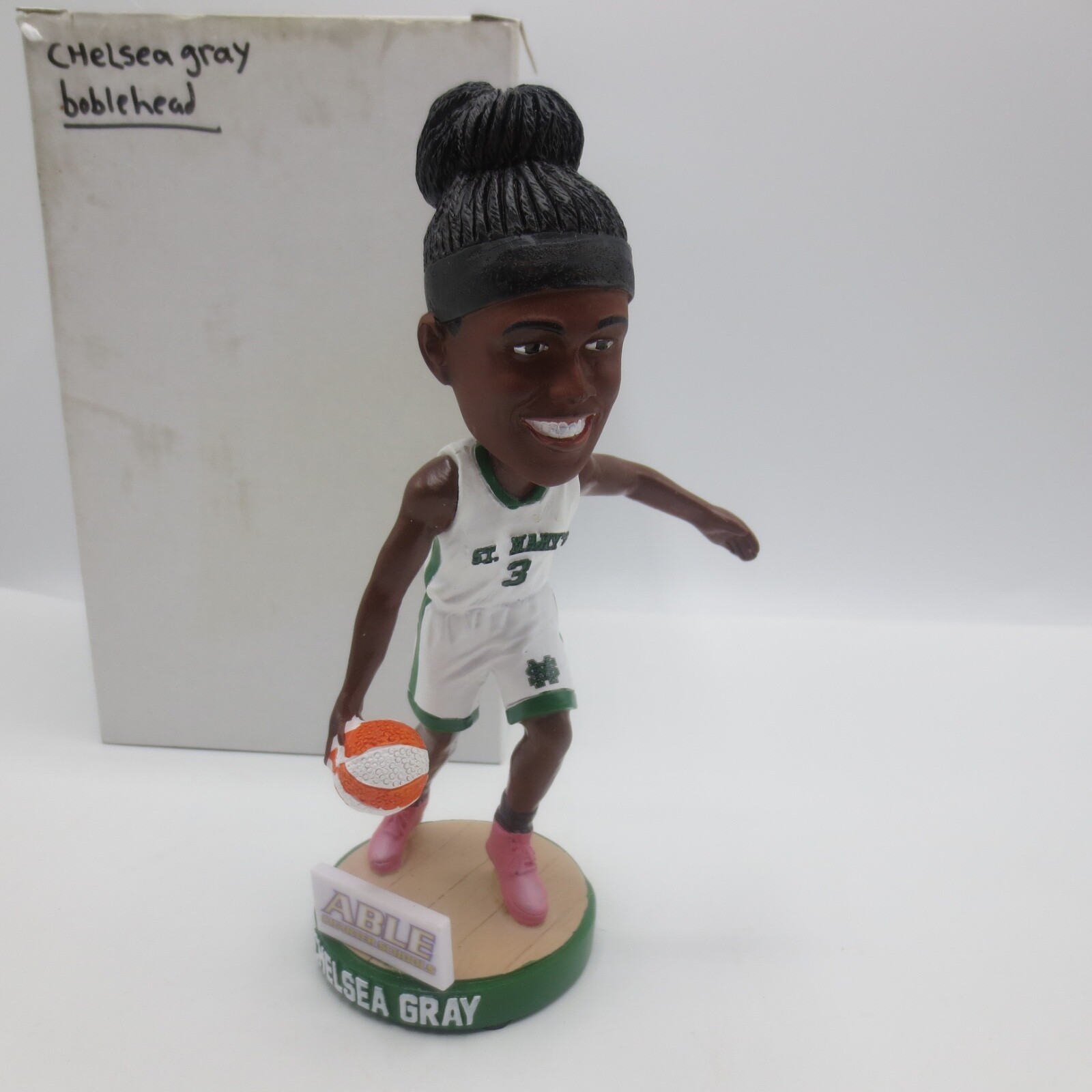 Chelsea Gray WNBA Aces LV A’s Stockton Ports Bobblehead SGA St Marys