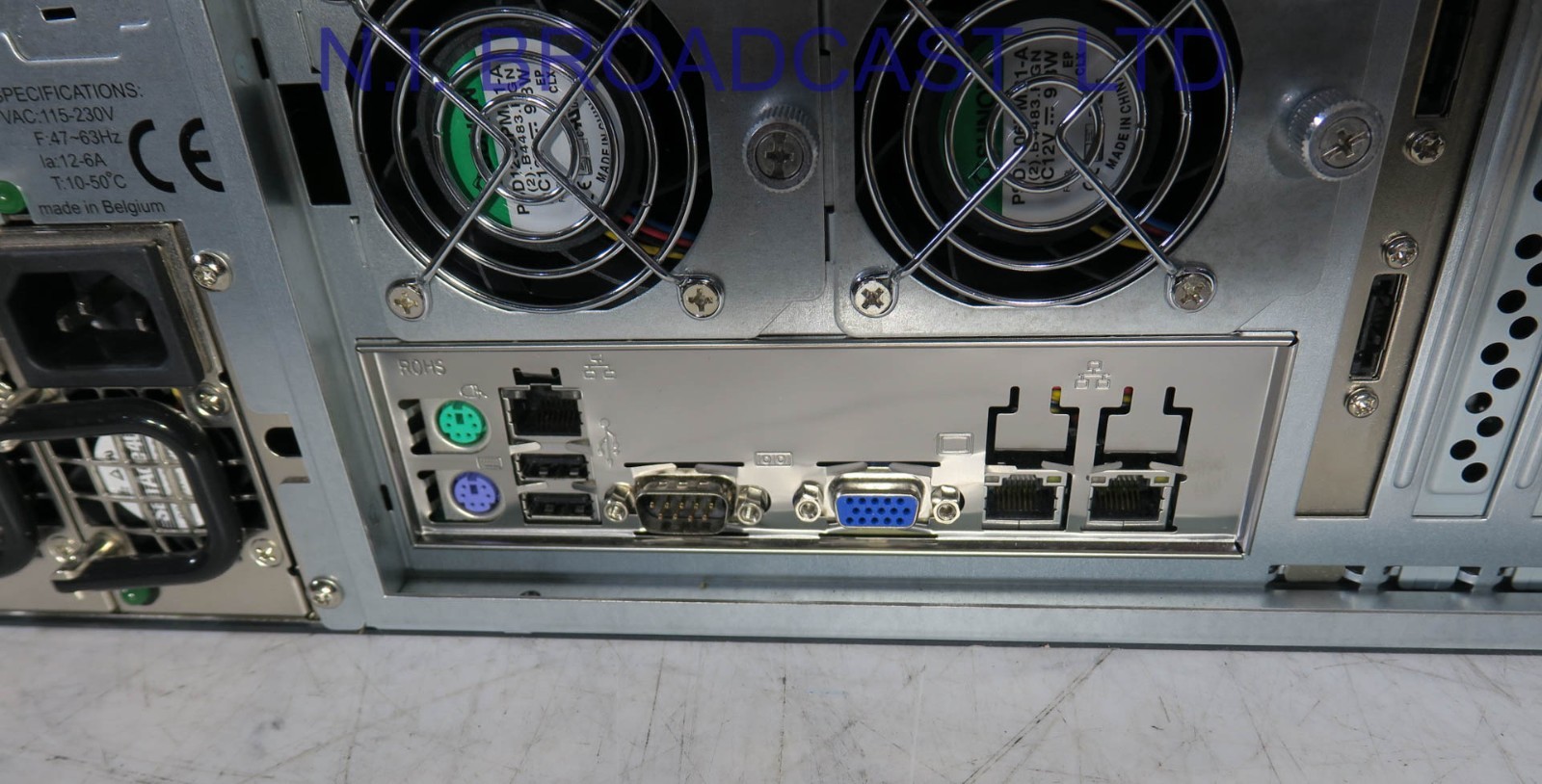 EVS DB server with IP director lice, IP engine, X square  (ref 2)