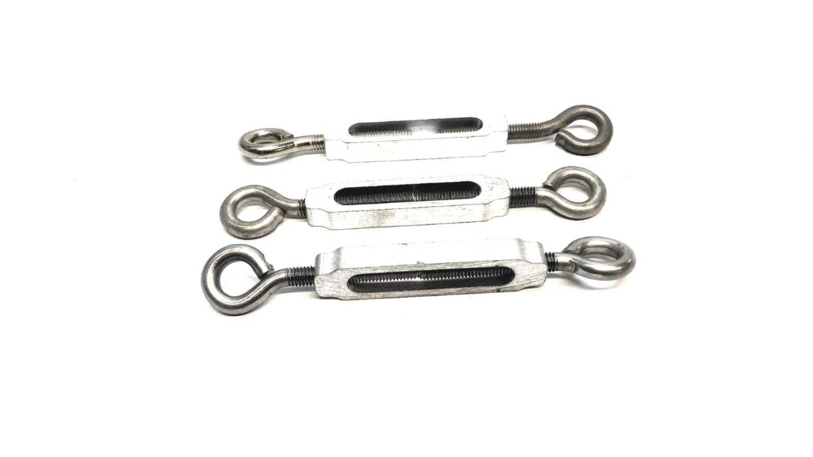 Unbranded 3/8" Thread x Approx 3" Inner Turnbuckle Tensioner [Lot of 3] NOS