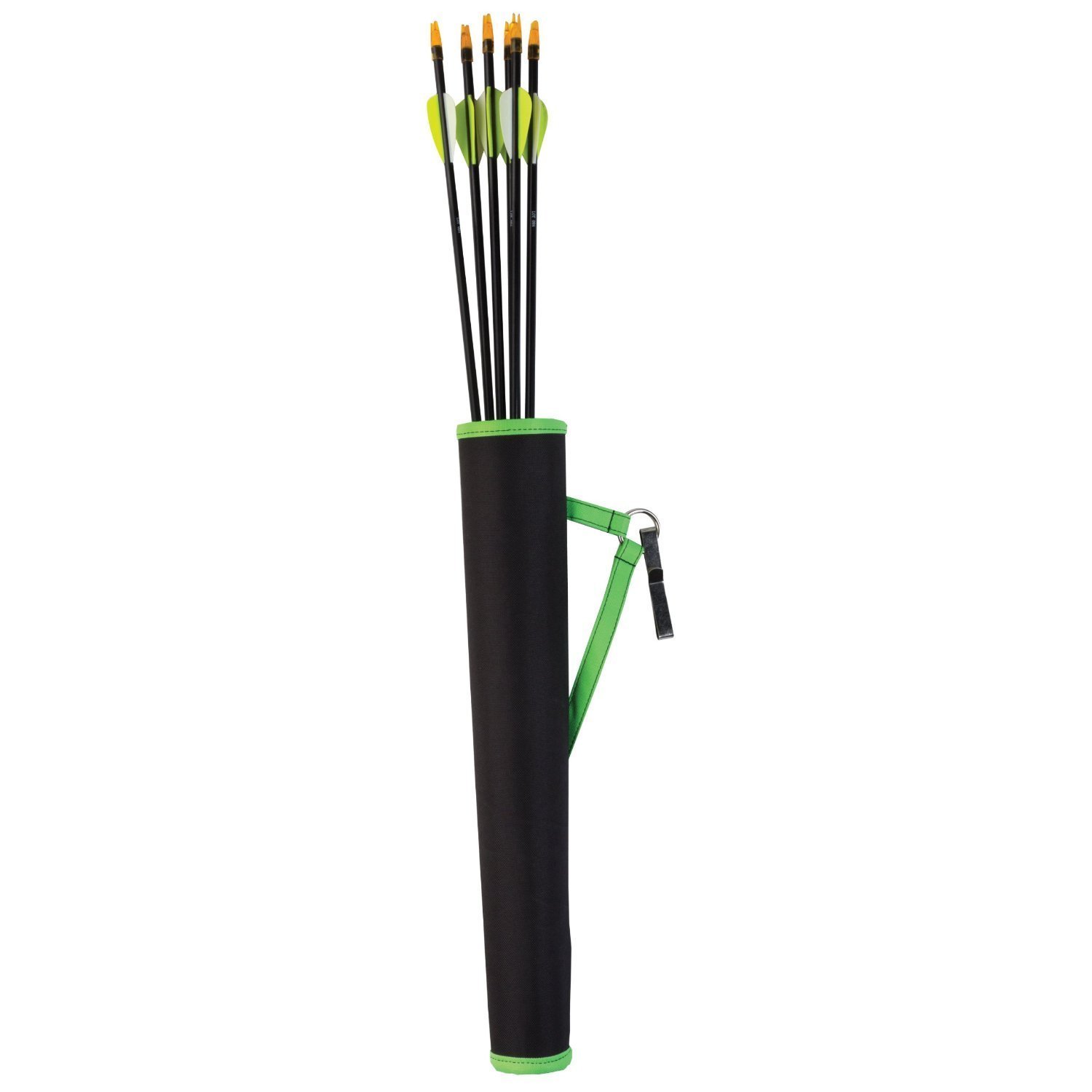 Allen YOUTH compact archery arrow tube belt Quiver LH RH bolt GREEN  BLACK 7035