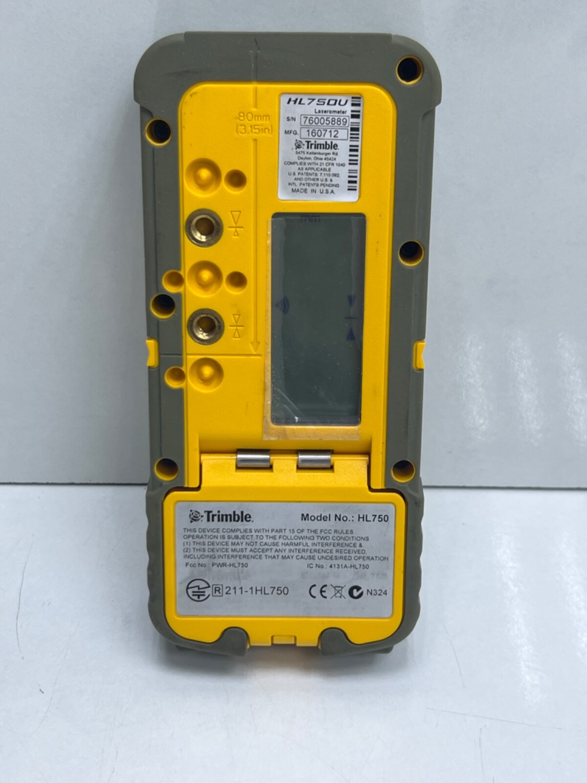 SPECTRA PRECISION LASER METER HL750U