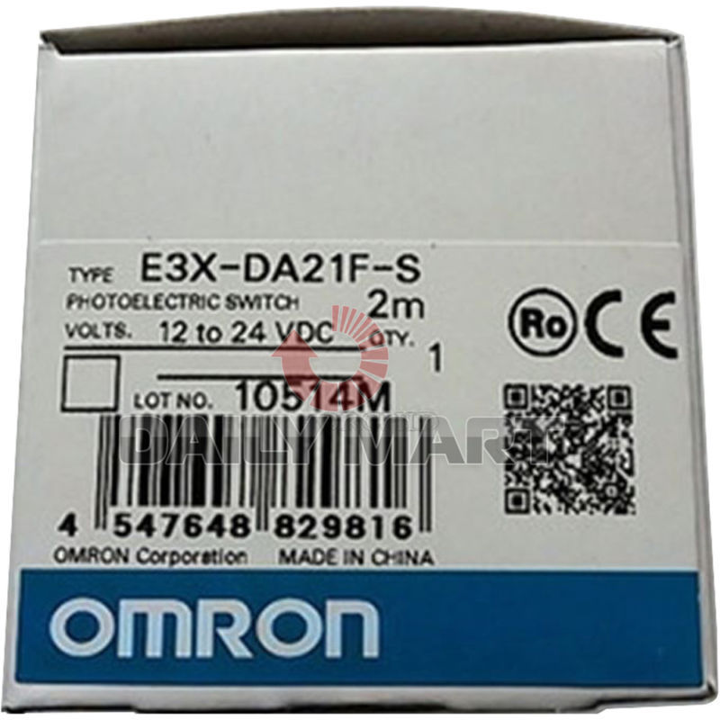 Brand New In Box Omron E3X-DA21F-S Photoelectric Switch