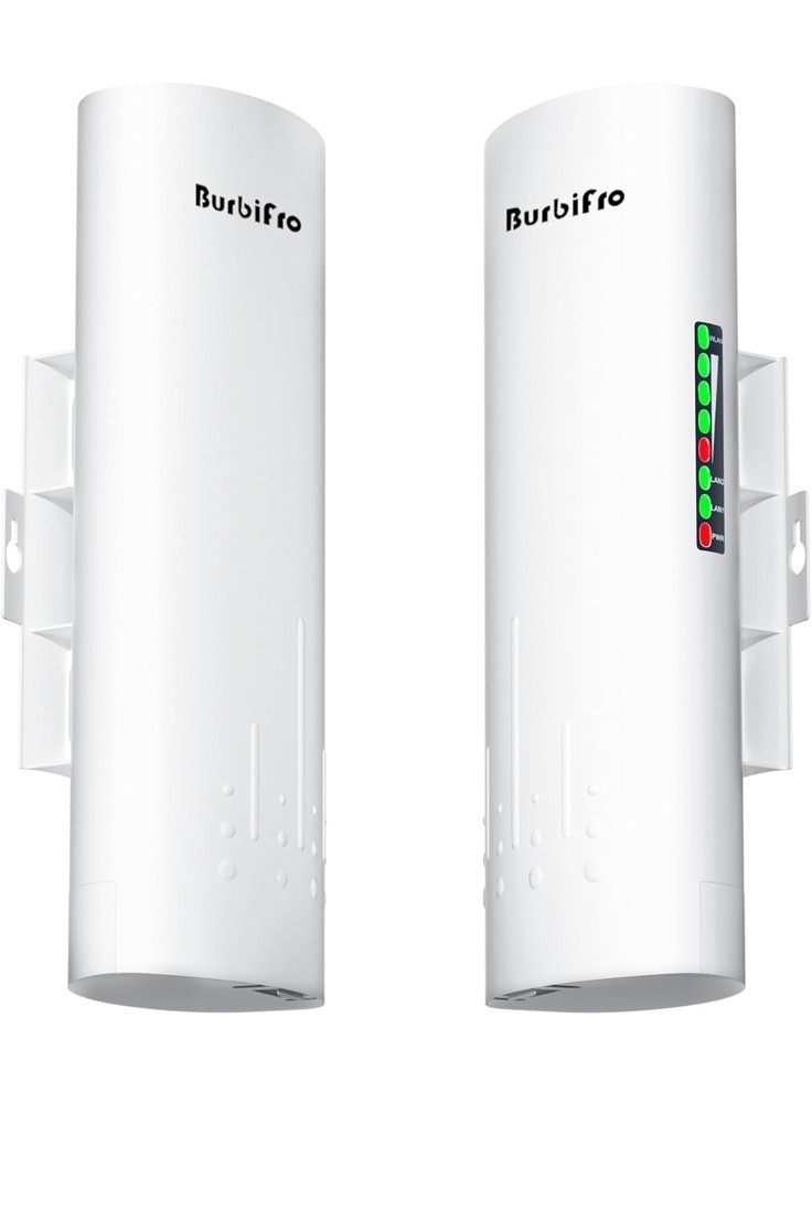 5.8G Long Range Wireless Bridge Kit Point to 2 Point Outdoor WiFi Bridge 2 Units