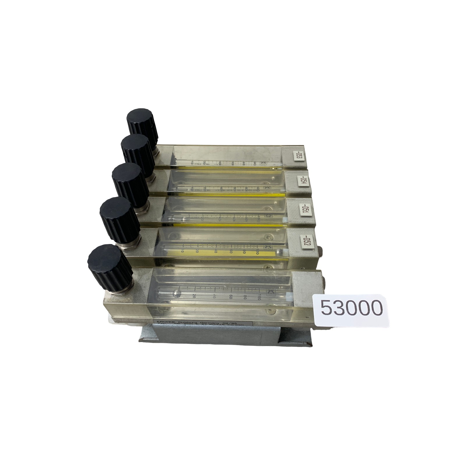 Krohne DK 800 R K1 Suspension Flow Meter Float Type Flow Sensor