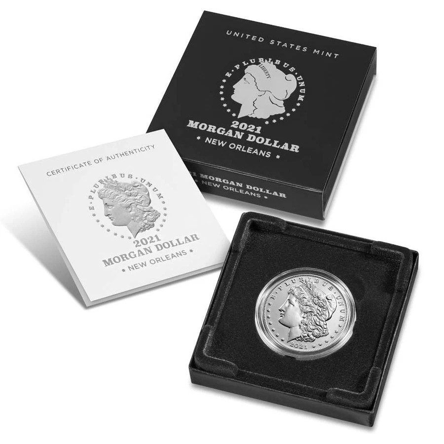 2021-O MORGAN SILVER DOLLAR ~ BU UNCIRCULATED ~ ALL ORIG. MINT PACKAGING 21XD!
