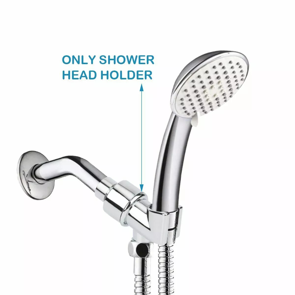 Adjustable Handheld Shower Head Holder Wall-mounted Arm Bracket Handheld Shower