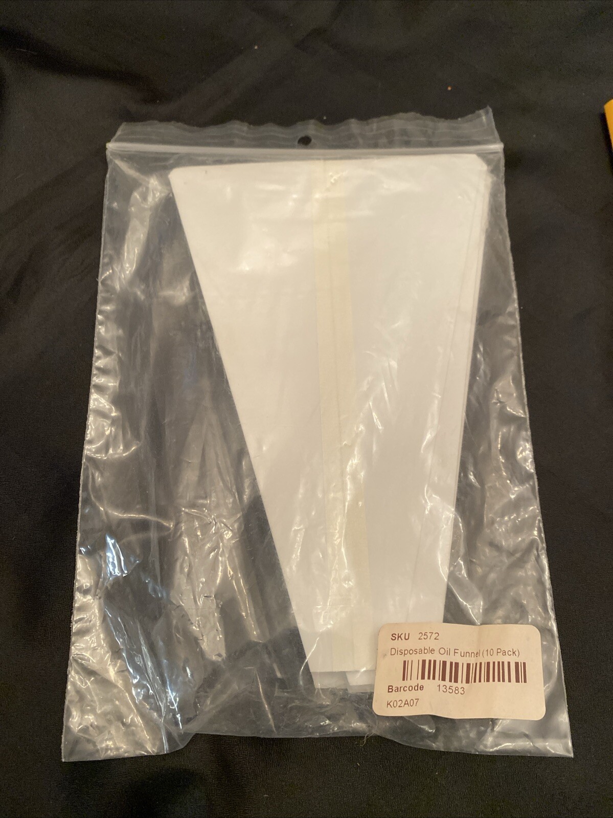 Disposable Oil Funnel - 10 Pack