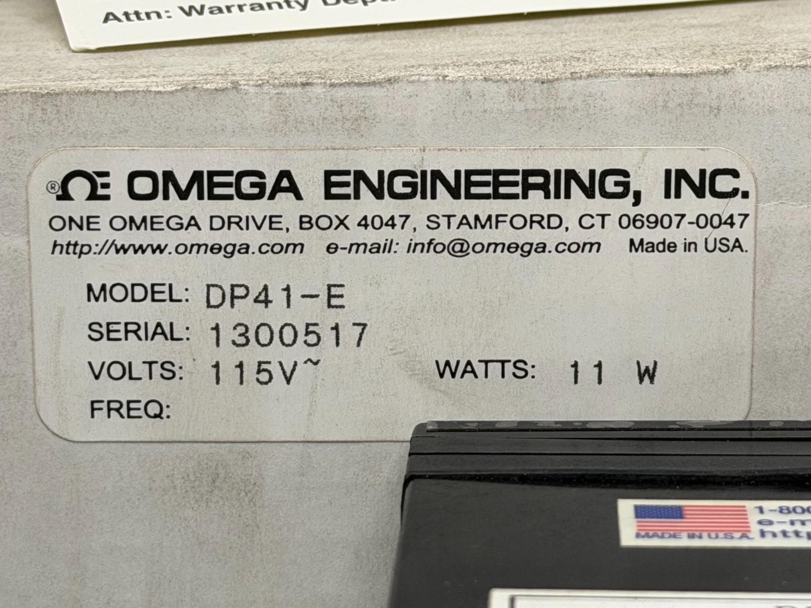 Omega Engineering DP41-E Process Indicator 1/8 DIN voltage/current (NEW)