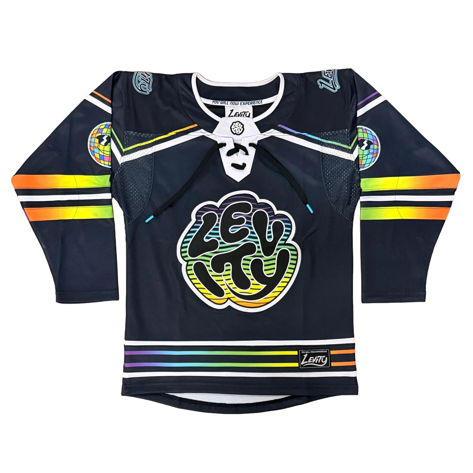 Levity Official Lace Neck Hockey Jersey Medium (M) EDM RAVE NEW