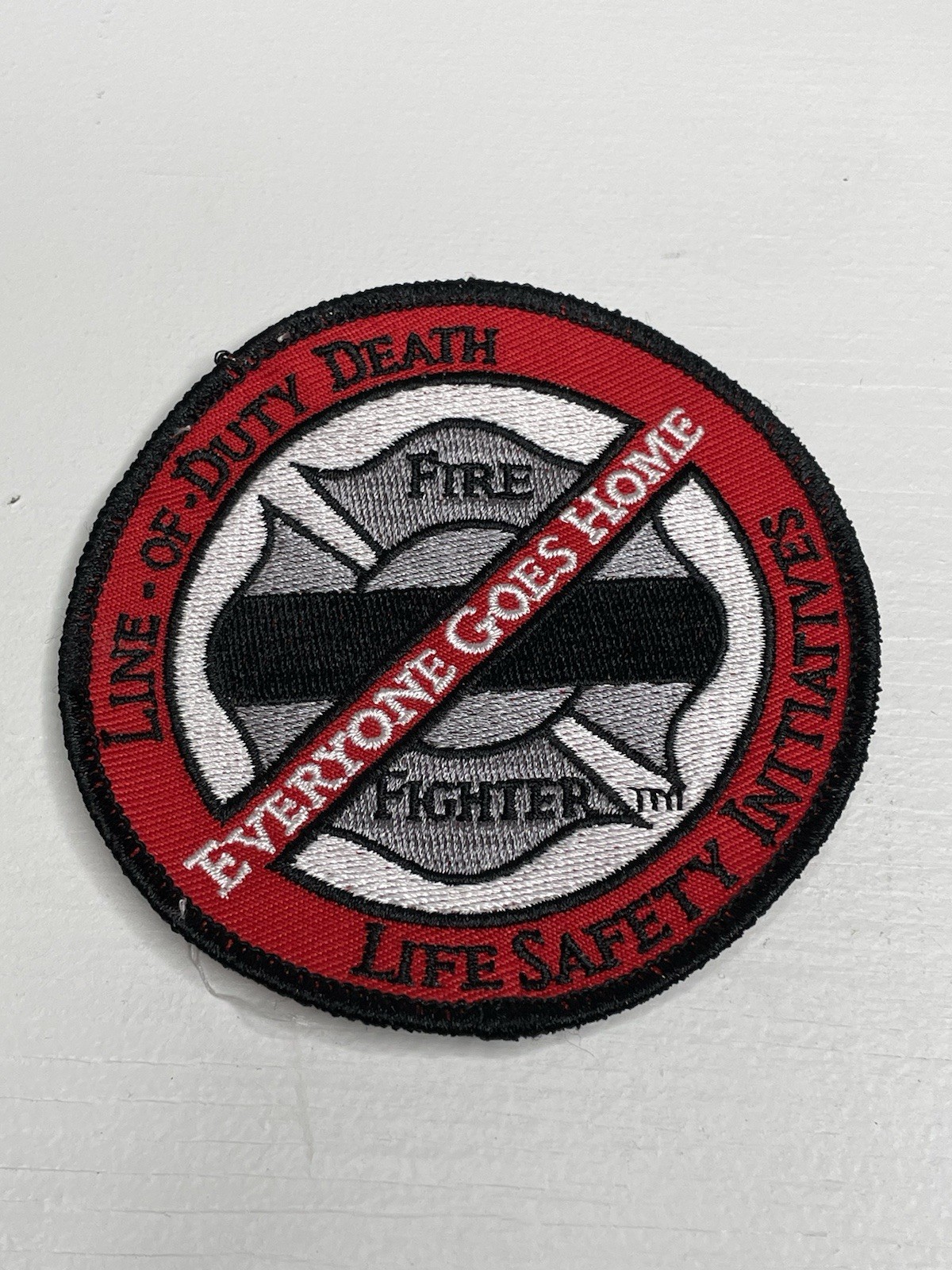 Fire Fighter Line of Duty Death-Everyone Goes Home-Life Safety Initiatives Patch