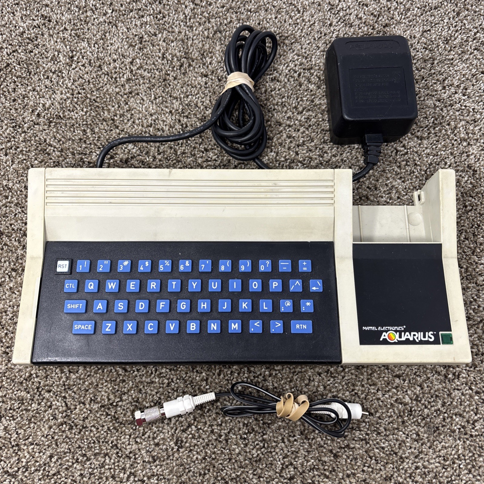Vintage 1982 Mattel Aquarius Home Computer System 5931 Tested and Working