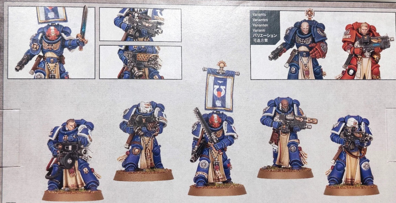 Warhammer 40k Space Marine Sternguard Veteran Squad (5) NOS
