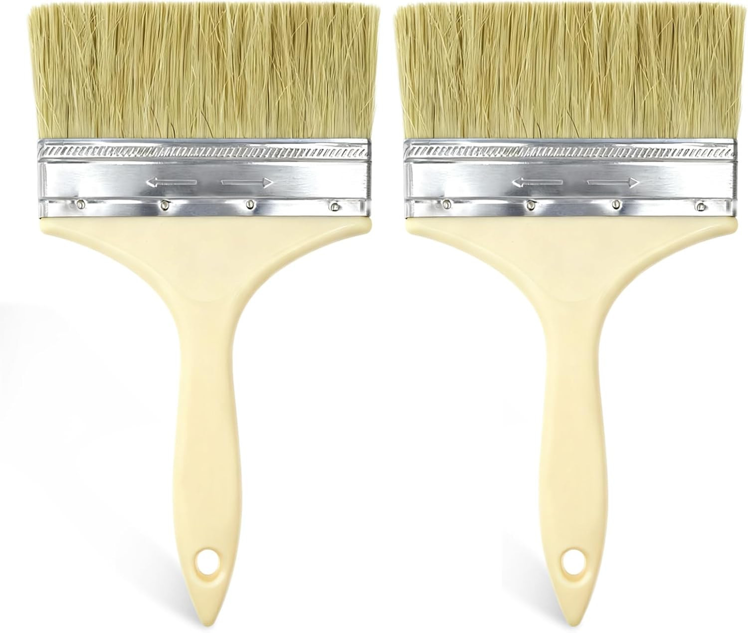 2-Pack 5" Deck Stain Brushes Large Surface Applicator for Wood Fence & Furniture