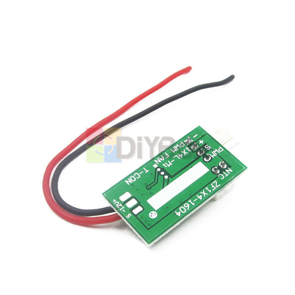DC 12V 4-Wire PWM Fan Temperature Controller Speed Governor Board Module