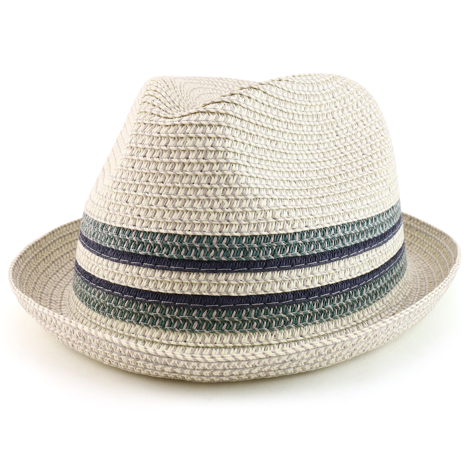 Big Oversized Stingy Brim Pinch Front Fedora Hat - FREESHIP