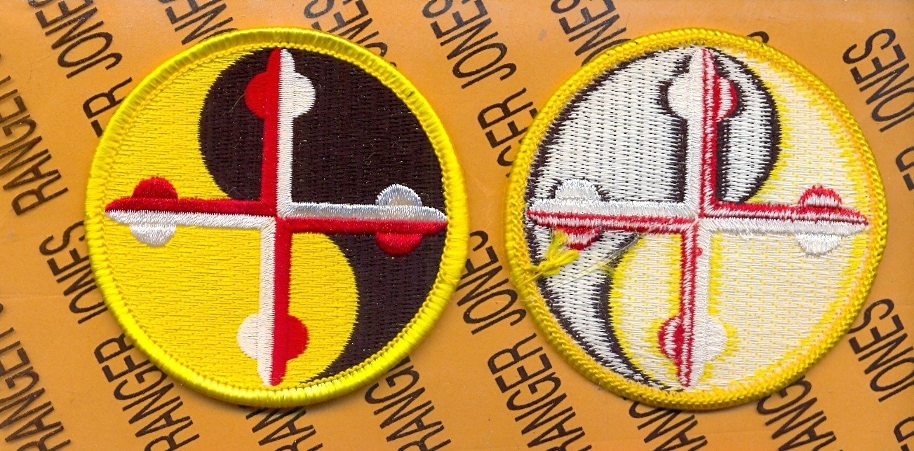 US Army Maryland State Defense Force Volunteer Auxillery patch m/e