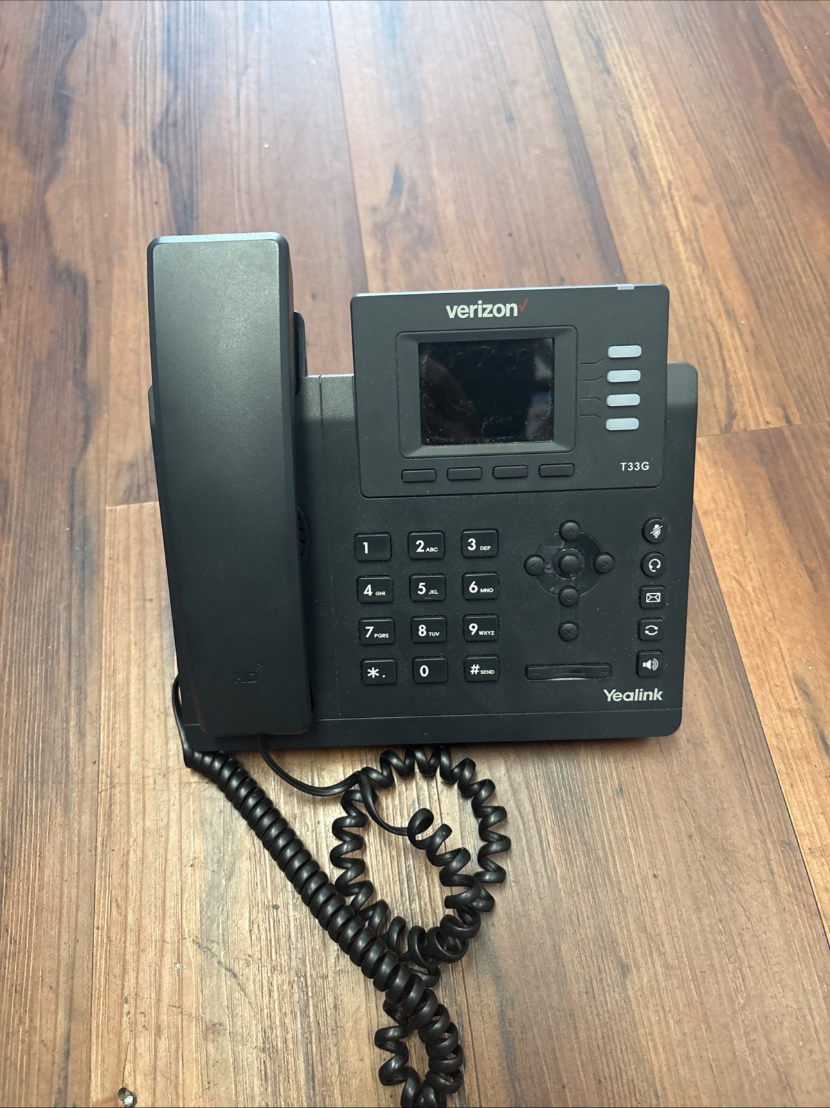 Yealink T33G IP Phone, 4 VoIP Accounts. 2.4-Inch Display. Dual-Port