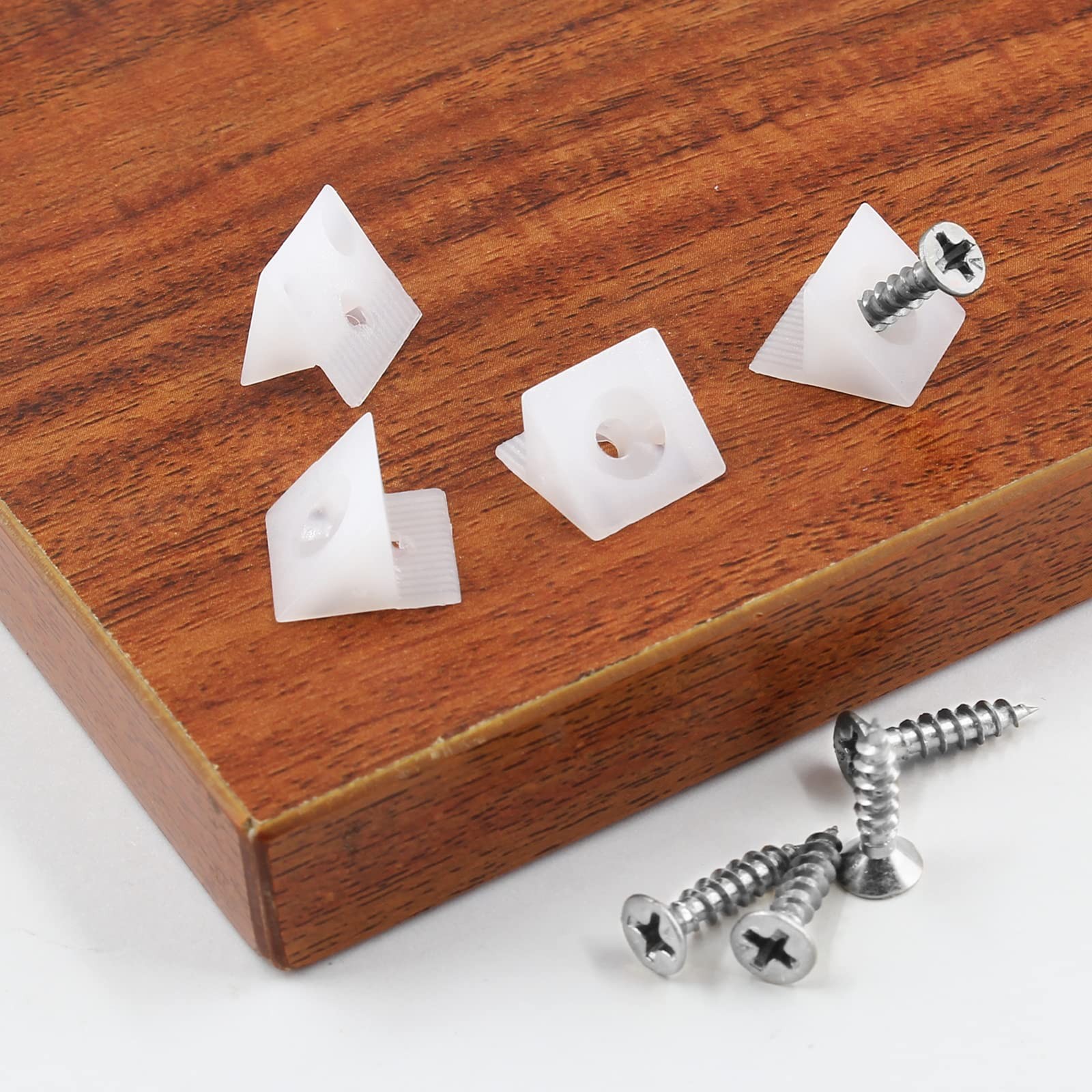50 Pcs Repair Mending Wedges Fixing Sagging Drawer, Plastic Angle Code Drawer...