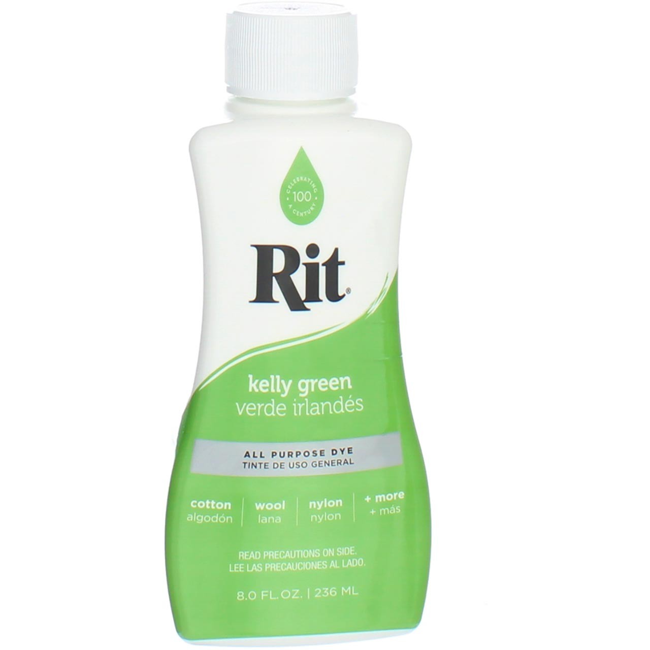 2 Pack Rit All-Purpose Liquid Dye, Kelly Green, 8 fl oz