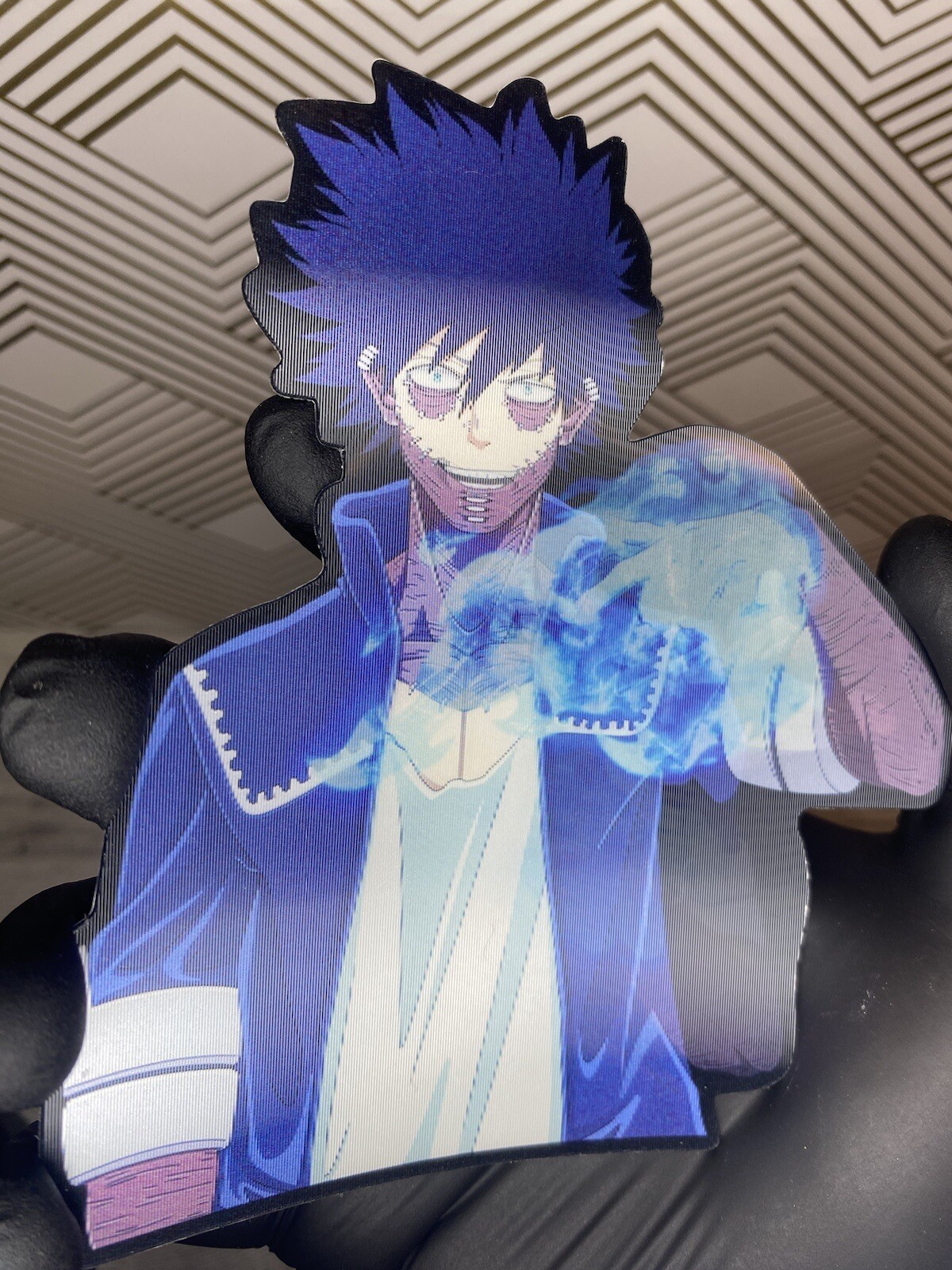My Hero Academia Dabi 3D Lenticular Motion Car Sticker Decal Peeker