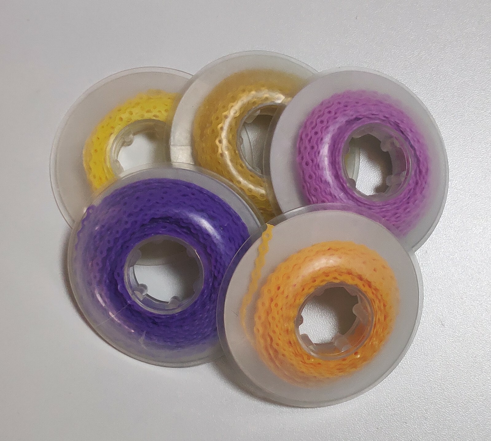 5 Rolls Dental Orthodontic Power Chain Elastic Rubber Braces Bands Ultra 3 Size
