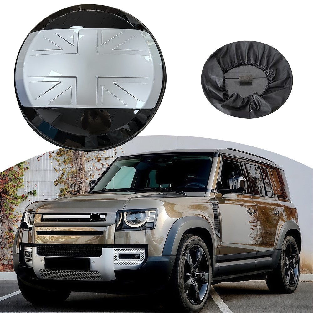 US STOCK Spare Tire Wheel Cover for Land Rover Defender 90 110 130 2020-2026