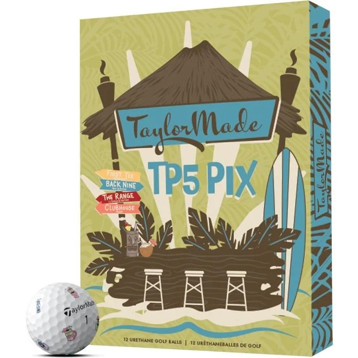 Limited Edition Taylormade TP5 Pix Tiki 3-Pack