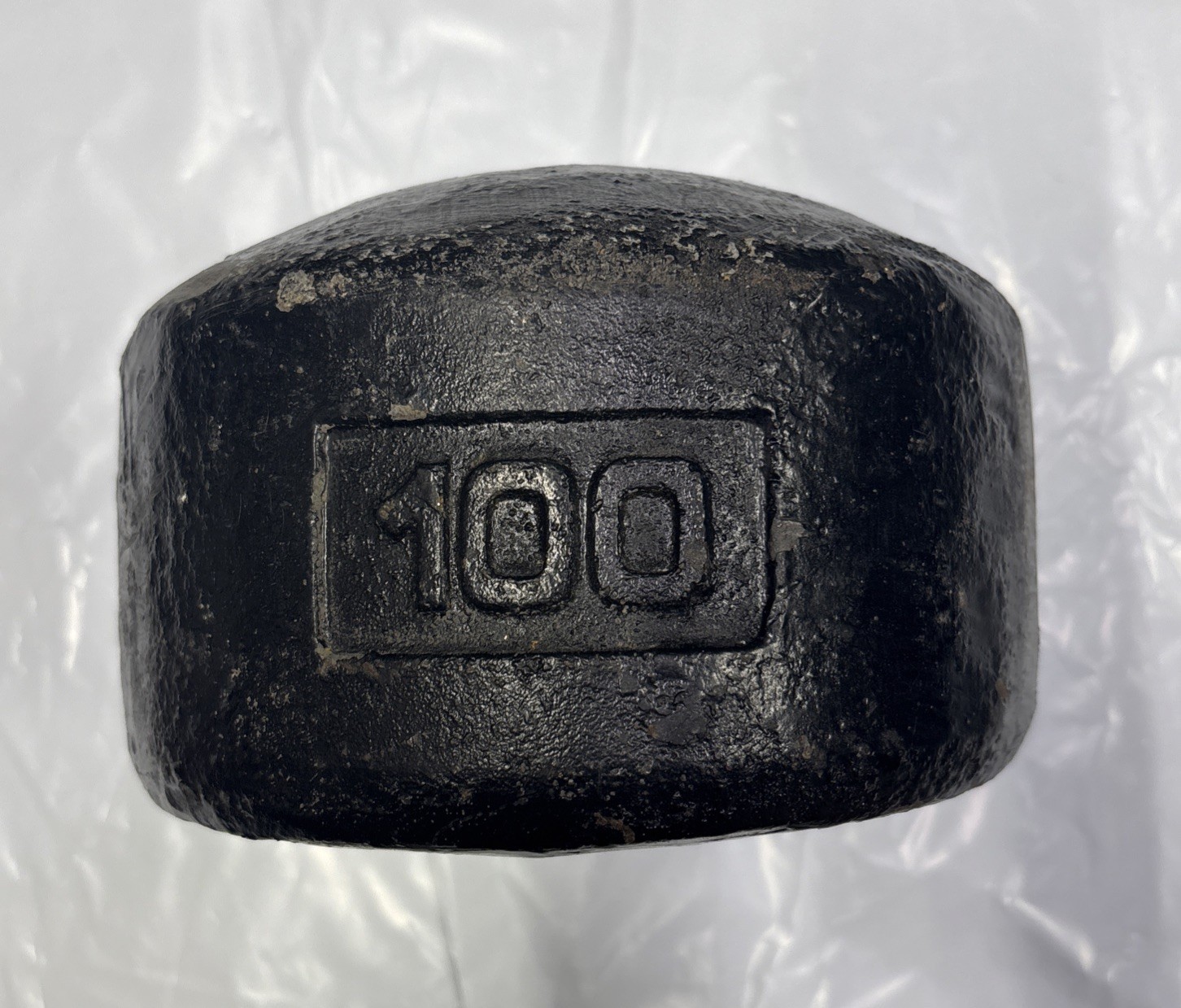 YORK Roundhead Half 100 Pound Blob Grip Number Side READ