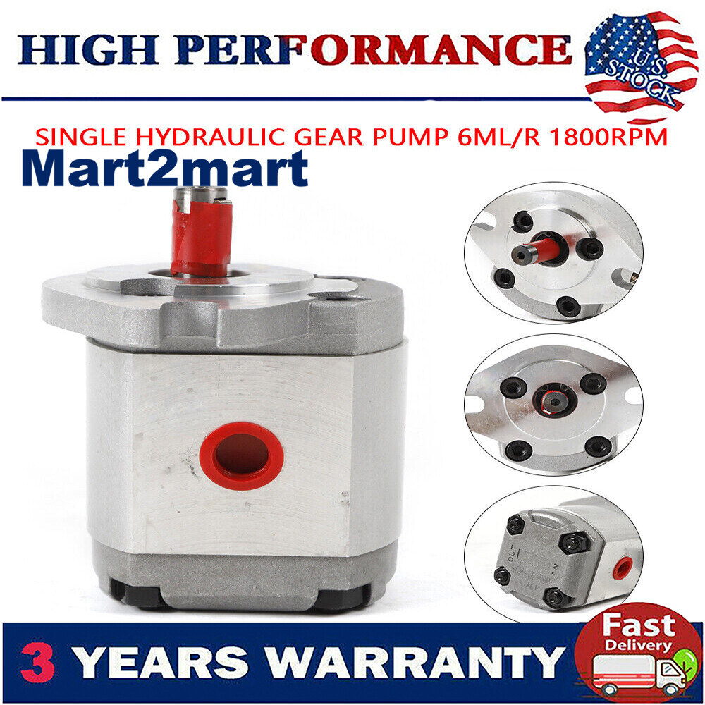 Single Hydraulic Pump Durable Small Fluctuation&High Pressure 21MPa 6ML/R