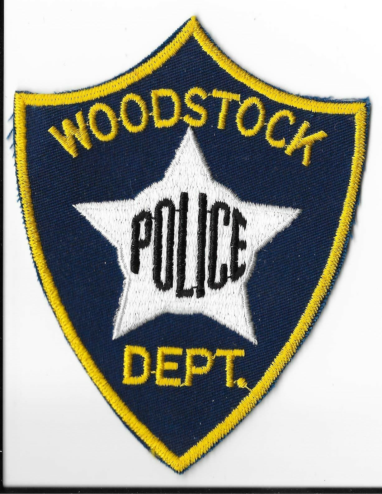 Woodstock Police Department, Illinois Shoulder Patch V1