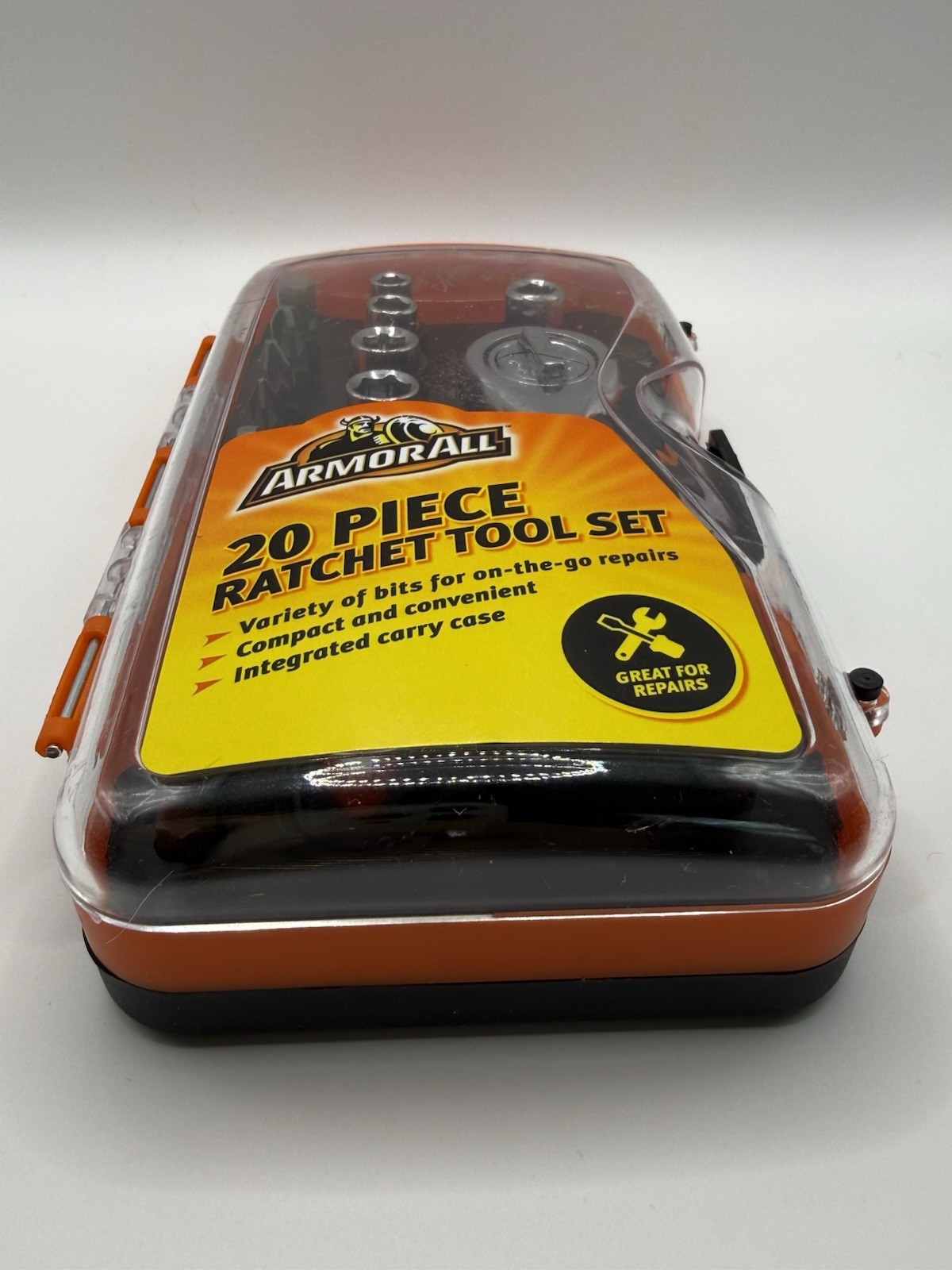 ArmorAll 20-Piece Ratchet Tool Set Socket Set Repair Kit - NEW